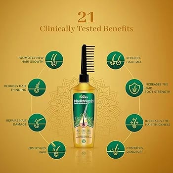 Dabur Vatika Neelibhringa21 Hair Growth Oil (Ayurvedic Formula)